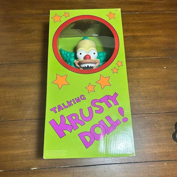 Simpsons Talking Krusty the Clown Doll large 16” - Picture 1 of 3